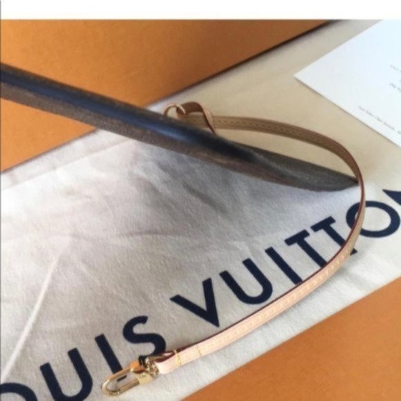 Auth NEW Louis Vuitton Neverfull GM beige wristlet pouch - Picture 6 of 11